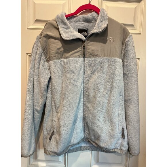 The North Face fuzzy Jacket light blue - Picture 2 of 6